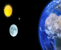 La Luna, la Tierra y el Sol